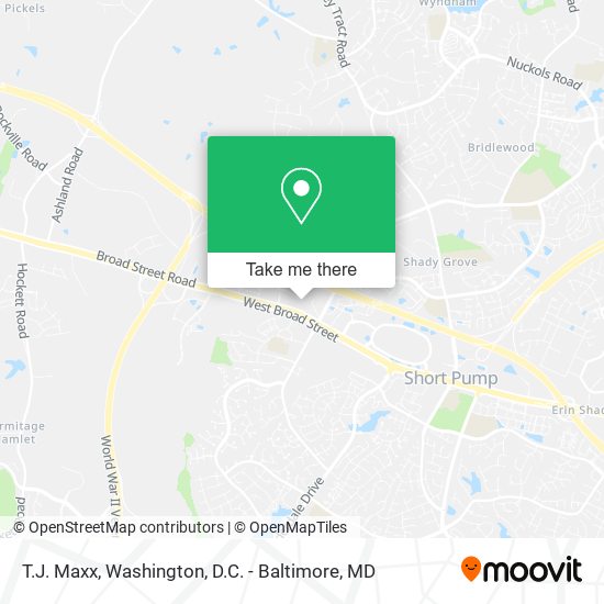T.J. Maxx map