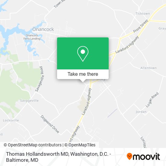 Thomas Hollandsworth MD map