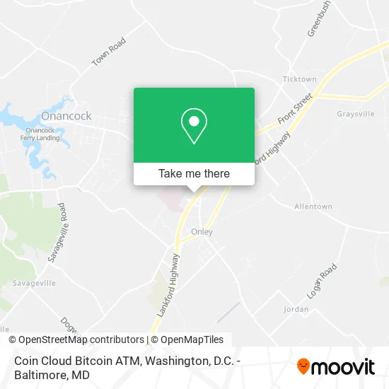 Coin Cloud Bitcoin ATM map