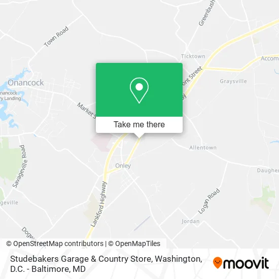 Studebakers Garage & Country Store map