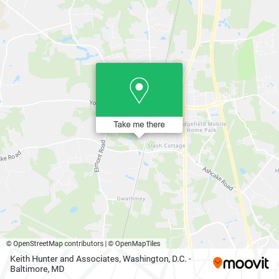 Keith Hunter and Associates map
