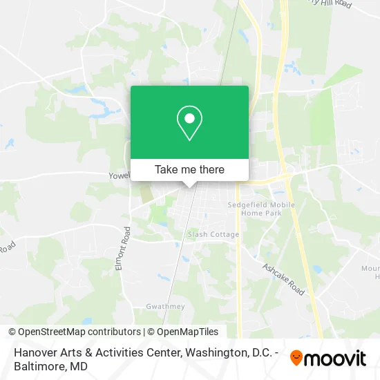 Hanover Arts & Activities Center map