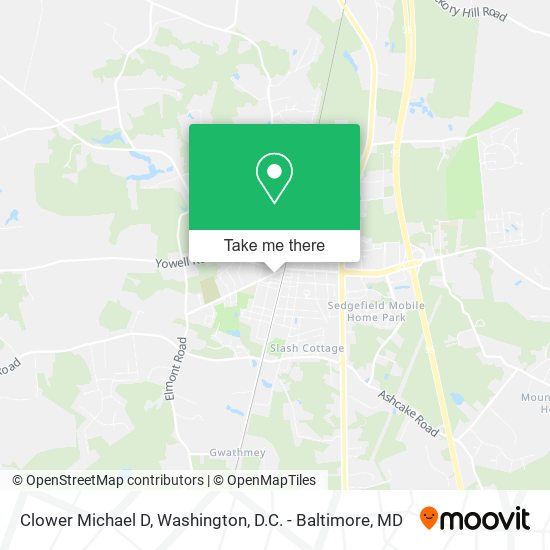 Mapa de Clower Michael D