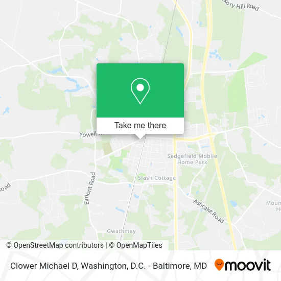 Clower Michael D map