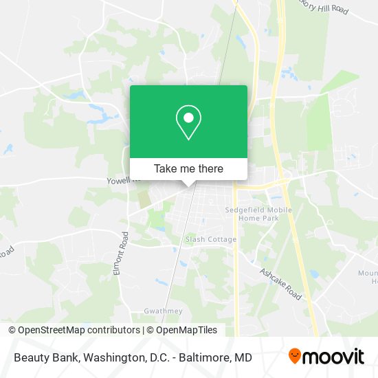 Beauty Bank map