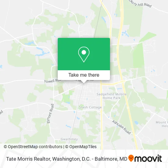 Tate Morris Realtor map