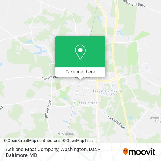 Ashland Meat Company map