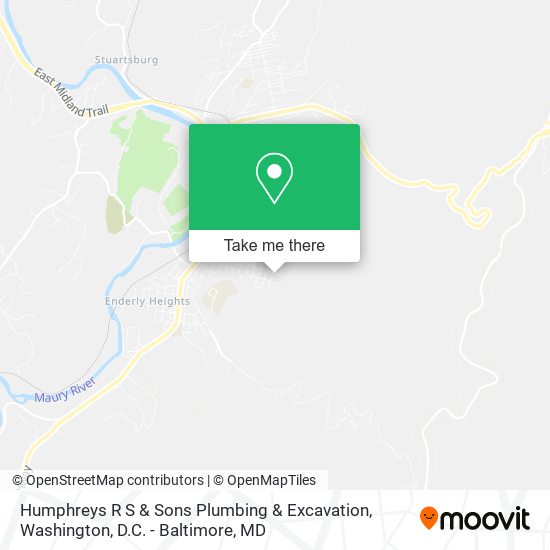 Mapa de Humphreys R S & Sons Plumbing & Excavation