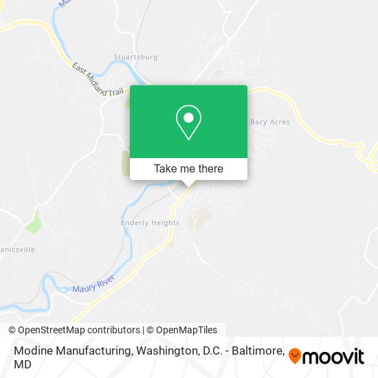 Modine Manufacturing map
