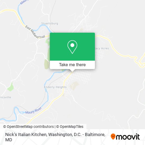 Nick's Italian Kitchen map