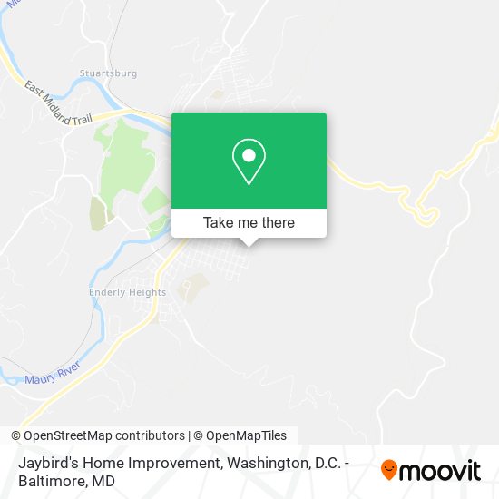 Jaybird's Home Improvement map