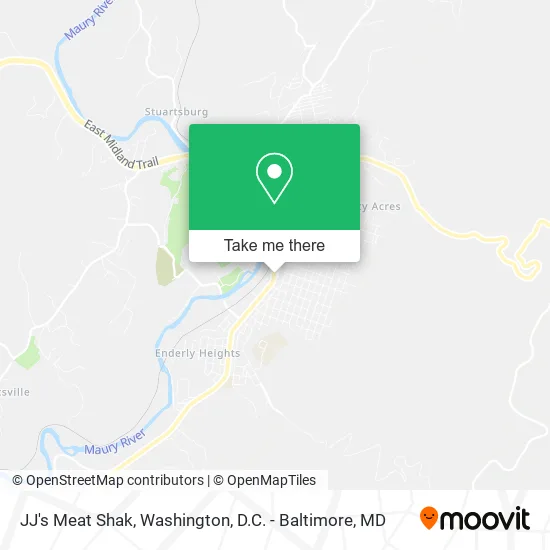 JJ's Meat Shak map