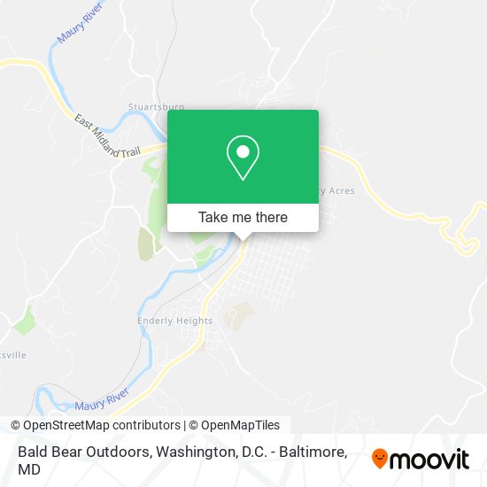 Bald Bear Outdoors map