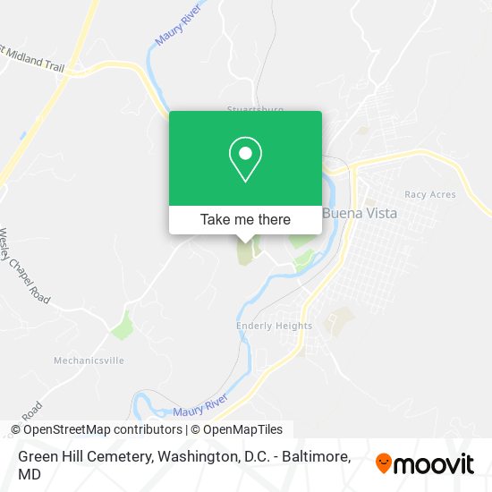 Mapa de Green Hill Cemetery