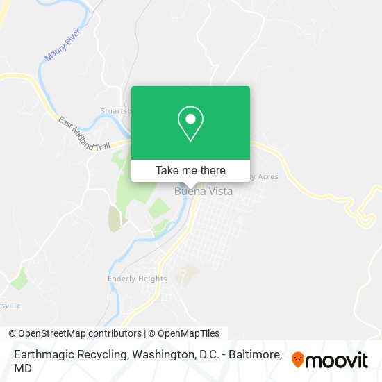 Earthmagic Recycling map