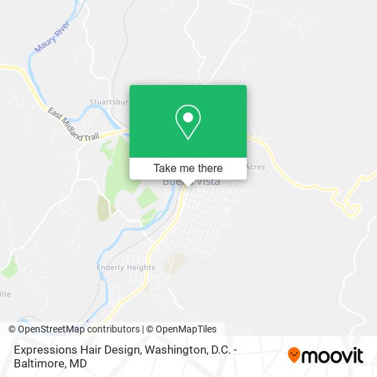 Expressions Hair Design map