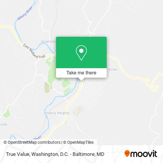 True Value map