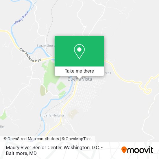 Maury River Senior Center map