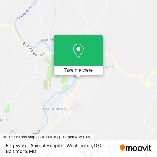 Mapa de Edgewater Animal Hospital