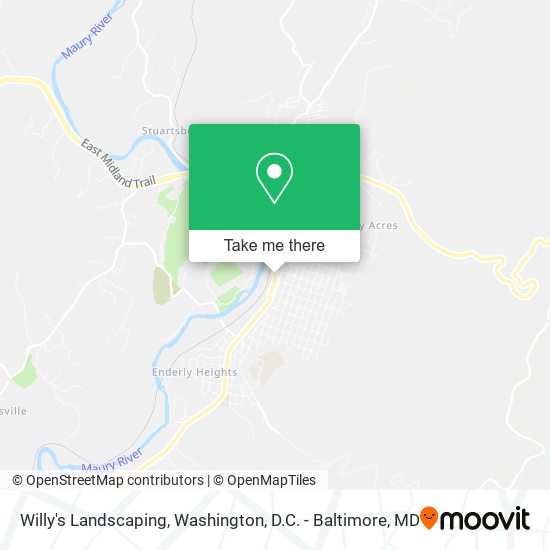 Willy's Landscaping map