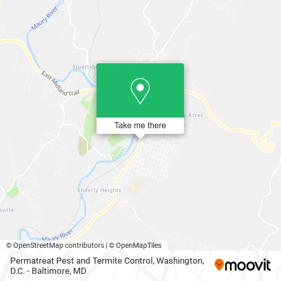 Permatreat Pest and Termite Control map