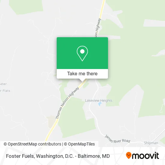 Foster Fuels map