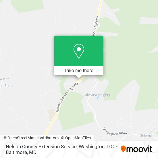 Mapa de Nelson County Extension Service