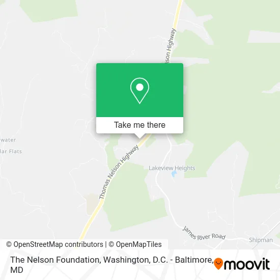 The Nelson Foundation map