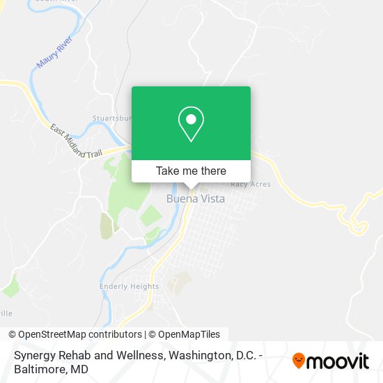 Synergy Rehab and Wellness map