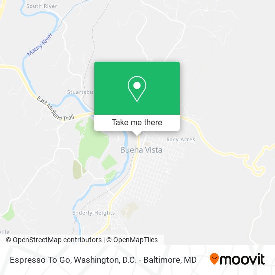 Mapa de Espresso To Go