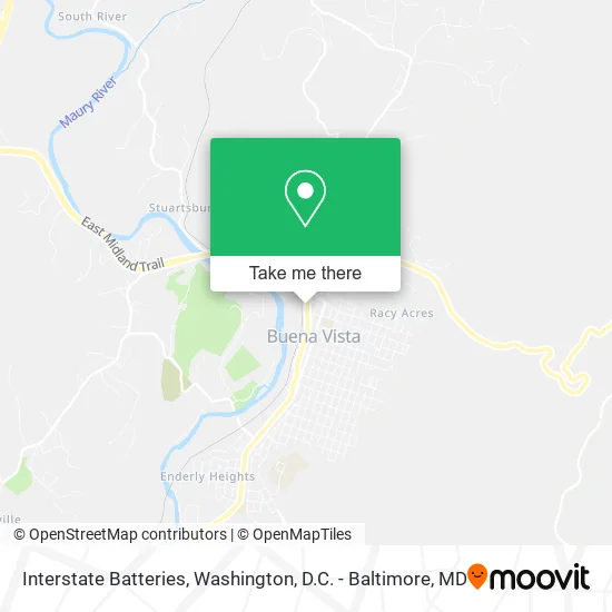 Interstate Batteries map