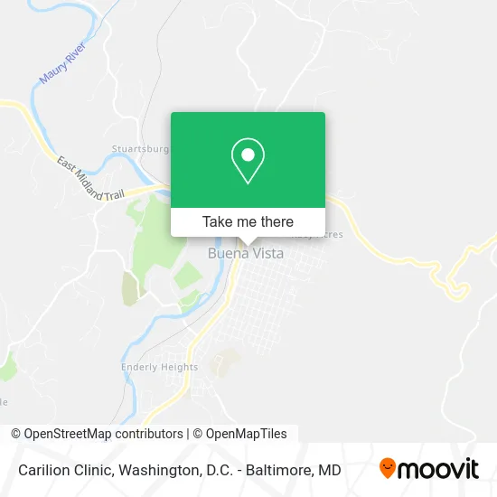 Carilion Clinic map