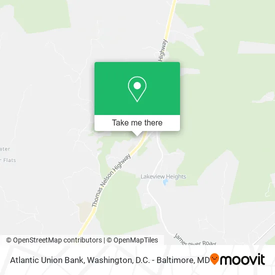 Atlantic Union Bank map