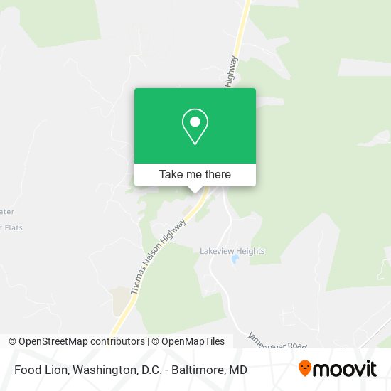 Food Lion map