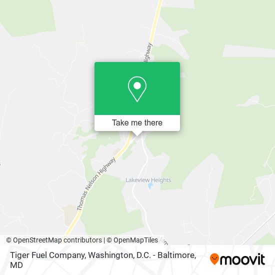 Tiger Fuel Company map