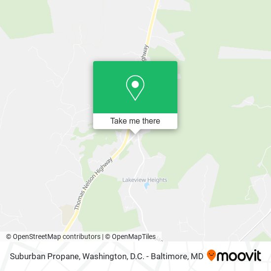 Mapa de Suburban Propane