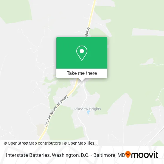 Interstate Batteries map