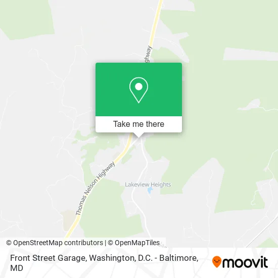 Front Street Garage map