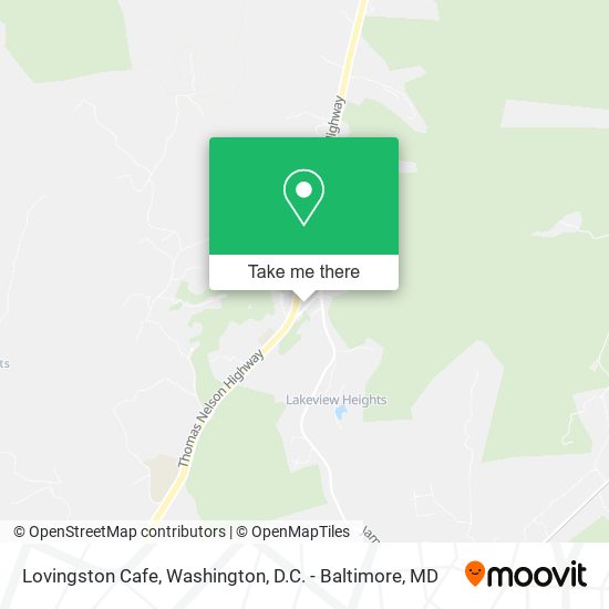 Mapa de Lovingston Cafe