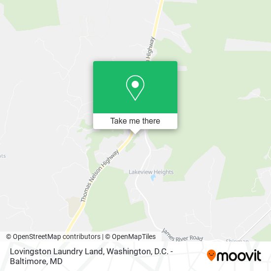 Mapa de Lovingston Laundry Land