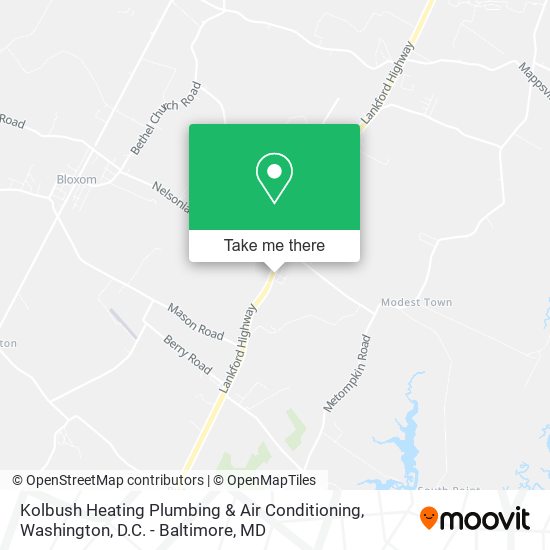 Mapa de Kolbush Heating Plumbing & Air Conditioning