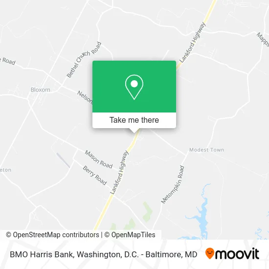 BMO Harris Bank map