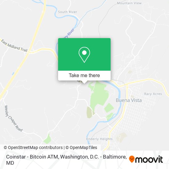Mapa de Coinstar - Bitcoin ATM