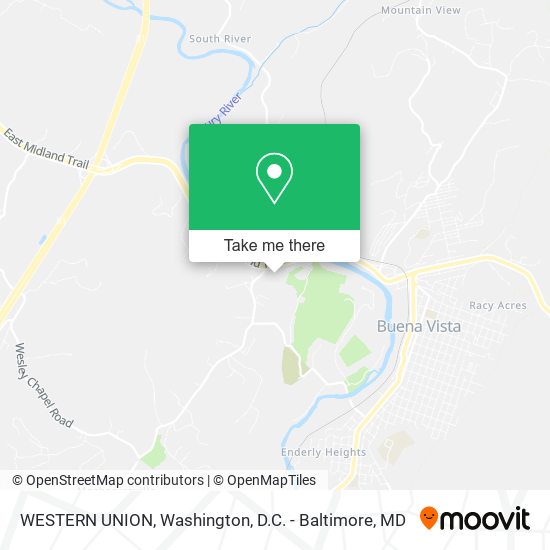 WESTERN UNION map