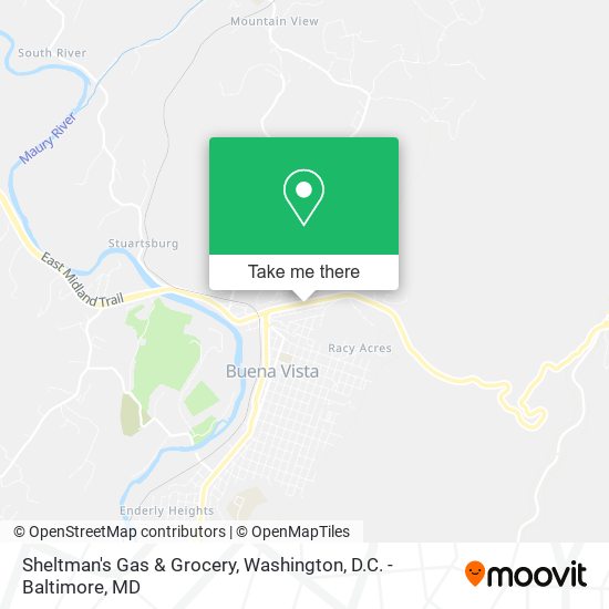 Sheltman's Gas & Grocery map