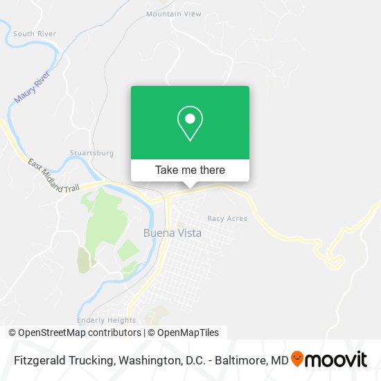 Fitzgerald Trucking map