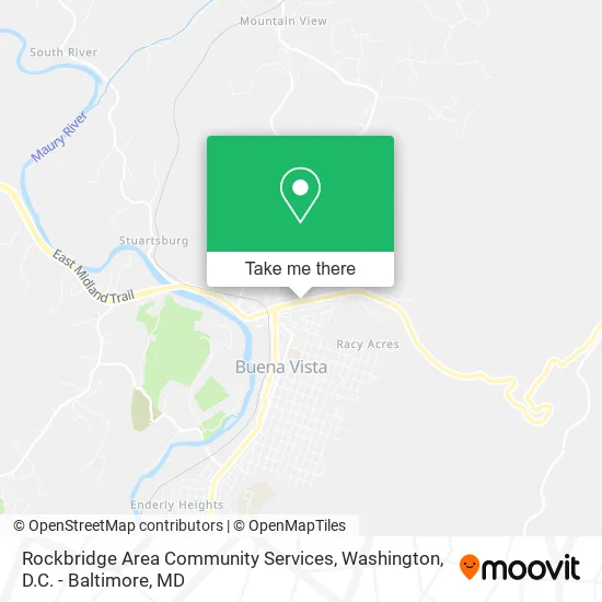 Rockbridge Area Community Services map