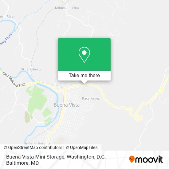 Buena Vista Mini Storage map