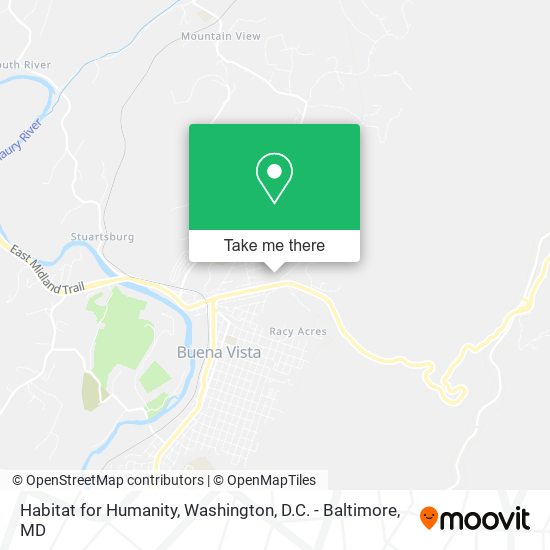 Mapa de Habitat for Humanity