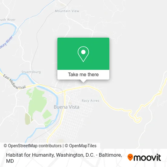 Habitat for Humanity map